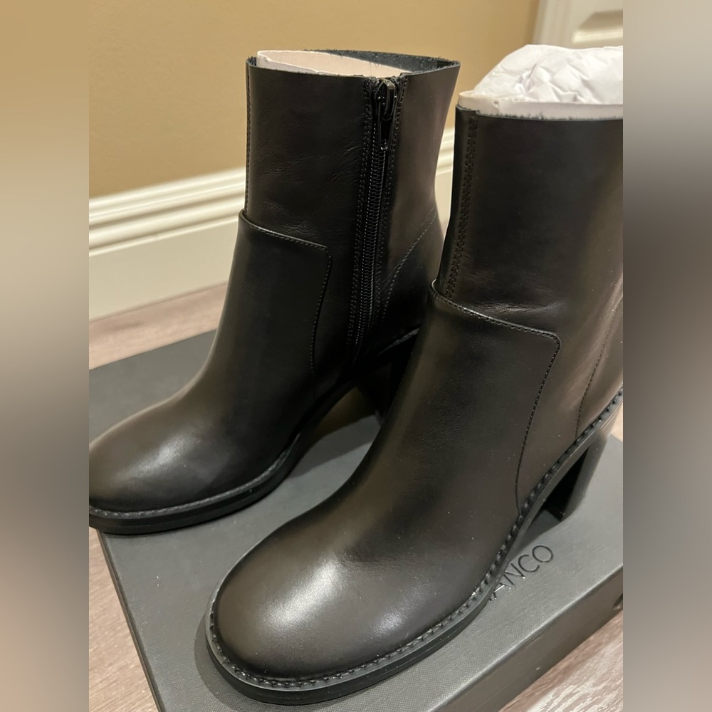 Toni Bianco victory genuine leather boots black size 6